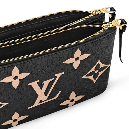 Louis Vuitton Cartera de mano Double Zip